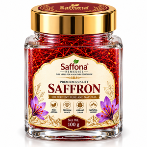 Filaments de safran Saffona 100g, épice naturelle pour la cuisine et les boissons - Product Image 1