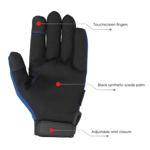 ถุงมือตีเบสบอลหนังแท้ WARPRO INDUSTRY รุ่นคลาสสิค สำหรับคนถนัดทั้งสองมือ ปิดด้วยแถบตีนตุ๊กแก ดีไซน์ระบายอากาศได้ดีเพื่อการปกป้องที่เชื่อถือได้ - Product Image 4