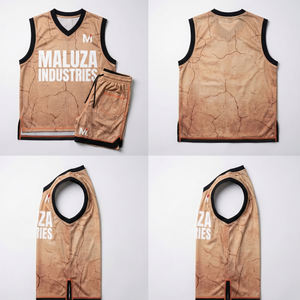 Uniforme de Baloncesto Sublimado de Primera Calidad, Uniformes Personalizados para Equipos, Conjunto Deportivo de Tela de Poliéster Transpirable - Product Image 6