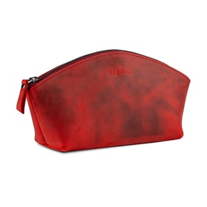 Vegan Leather Makeup Pouch LCB-0040 Zipper <b>Travel</b> <b>Cosmetic</b> Organizer Beauty <b>Bag</b> with Custom Logo for Women - Product Image 3