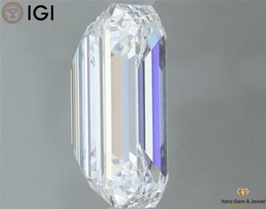 Bourn to shine - Diamante Cultivado en Laboratorio CVD de 2.50 Quilates, Corte Esmeralda, Color E, Claridad VS1, Certificado IGI - Product Image 6