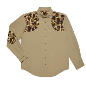 Customized Camouflage Men's Soft <b>Shell</b> Hunting Shirt-Breathable Summer Outdoor Heat-Transfer Printed Hunting Wear - Product Image 1