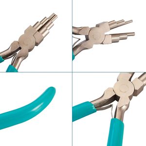 Jewelry Making <b>Pliers</b> 4pcs Jewelers <b>Pliers</b> <b>Set</b> Professional <b>Pliers</b> Tools Kit Round Bent Nose Beading Making DIY Jewellery - Product Image 3