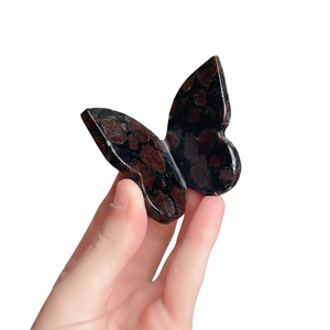 Papillon volant en cristal de grenat de haute qualité, pierre de guérison, ailes sculptées en 3D, décoration intérieure, vente en gros - Product Image 4