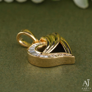 Collar con Colgante de Corazón Romántico de Plata 925 con Circonita Chapada en Oro, Chapado en Rodio, Regalo de Amistad y Amor para Mujer - Product Image 4
