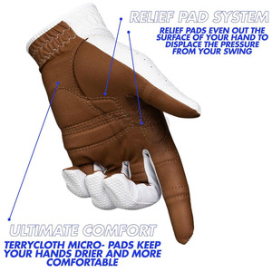 Gants de golf en cuir véritable de style moderne, faits sur mesure, en peau de mouton souple, pour hommes et femmes, pour le sport d'été - Product Image 6