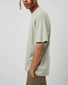 เสื้อยืดคอกลมแขนสั้นสีฟ้าอ่อนสำหรับผู้ชาย แห้งเร็ว ทรงปกติ สีพื้น ผ้าถักโพลีเอสเตอร์ สวมใส่สบาย - Product Image 6
