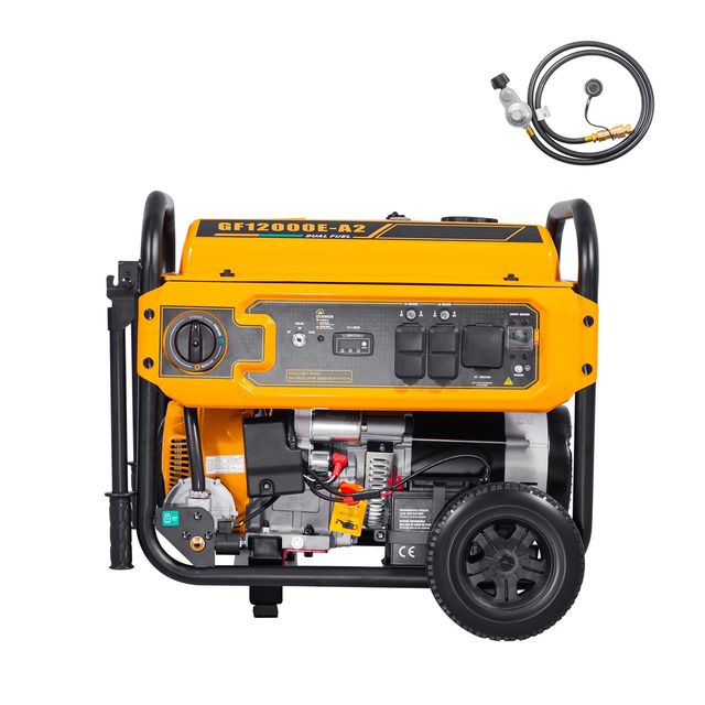 "Portable Dual Fuel Generator 13500W Peak Watt LPG 12000W Peak Watt for Home Backup Electricity" #### DC/AC####rated 8kW"