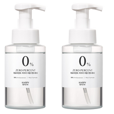 Happy Bath <b>Zero</b> Percent Hypoallergenic Foaming Hand Wash 2 Pack 500ml Discounted Toilet Soap with Chemical Ingredients - Product Image 1