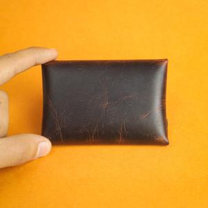 Cartera de Cuero Vacuno Suave sin Costuras, Tarjetero Minimalista, Sin Costuras, de Cuero Genuino, Delgada, con Protección RFID, para Hombre, SLW-0068 - Product Image 3