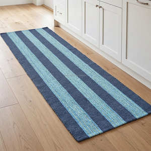 Entrance Area Cotton Runner Rug Personalized Cotton Rug With Fringe Beige White Tone Rectangle Flat Weave Hallyway Runner Rugs - Product Image 3