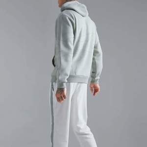 Sudadera con Capucha Impermeable de Forro Polar con Diseño Moderno para Hombre, Talla Grande, Color Liso, Transpirable, con Logotipo Personalizado, Alta Calidad - Product Image 2