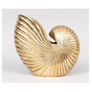 Modern Handmade Gold Aluminum Sculpture Flower Vase Tabletop Centerpiece for Living Room Home Decor & Gifting - Product Image 1