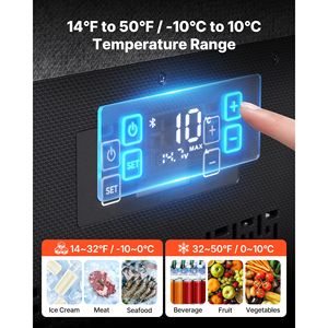 Frigorifero Portatile per Auto 12 Volt 42.3 QT/ 40L, Congelatore Ultra Leggero in EPP con Controllo APP, Compressore Elettrico per 12V/24V DC, Spina EU per Camper - Product Image 3