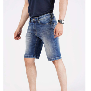 Premium Quality Men's Denim Shorts Wholesale Price <b>Knee</b> Length Straight Fit Street Wear Denim Shorts For Men - Product Image 3