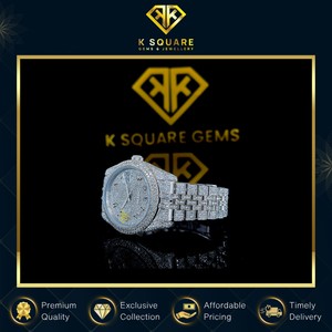 Exclusivo Reloj de Lujo en Oferta, Resistente al Agua, 3 Metros, Diseño Único VVS, Unisex, Acero Inoxidable, Correa de Cuero, Cuarzo, Automático, con Diamantes - Product Image 4