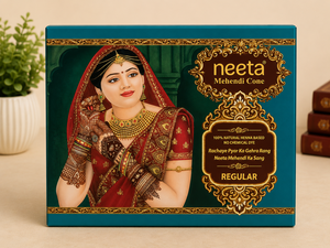 Colección de Conos de Henna Natural Amina Kaveri Neeta, Conos de Henna Negra, Henna Roja, Conos de Henna Dulhan, Pasta de Henna para Bañar - Product Image 4