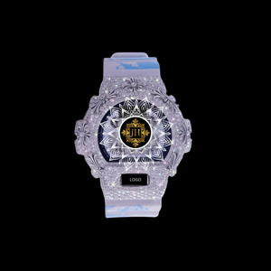 Reloj de Pulsera de Diamantes Moissanite VVS de Primera Calidad, Estilo HipHop, G-sh0ck, Reloj de Pulsera de Moda al Precio de Fábrica Más Bajo - Product Image 1