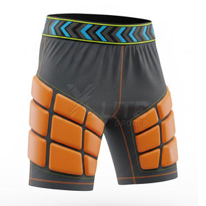 Shorts de gardien de but pour entraînements de football, fabrication directe d'usine, coutures robustes et matière anti-humidité. - Product Image 2
