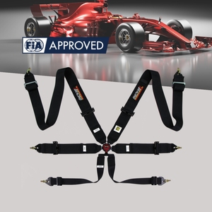 TBRACING ECO FIA Approved Racing Harness 6 Points Steel Adjusters Snap <b>Hook</b> Eye Bolt OEM ODM for Racing Brands - Product Image 1