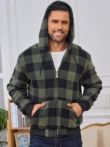 CUSTOMIZED WINTER FLEECE HOODIE WHOLESALE <b>SHERPA</b> <b>LINED</b> PULLOVER HEAVYWEIGHT WARM PLUSH STREETWEAR HOODIE PRIVATE LABEL OEM - Product Image 4