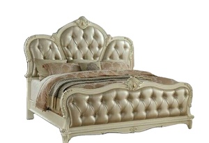 Cadre de lit de luxe en bois, meuble de chambre à coucher, haute qualité, meilleure vente - Product Image 2