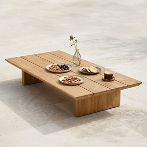Canapé d'extérieur en teck résistant aux intempéries pour hôtels, villas et terrasses commerciales – Groupe de sièges rembourrés pour hôtellerie - Product Image 5