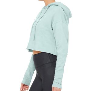 NOUVEAU vente en gros sweat à capuche vierge surdimensionné personnalisé crop top sweats à capuche femme vêtements femmes sweats à capuche - Product Image 1