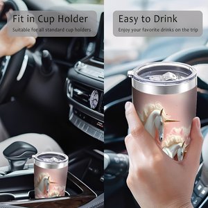 Stainless Steel Tumbler 20oz Double Wall Vacuum <b>Insulated</b> Reusable <b>Cup</b> For Daily Use - Product Image 4