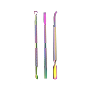 Pousse-cuticules en acier inoxydable, outil de soin beauté, fabricant de marques privées, pousse-cuticules professionnel, accessoire de manucure OEM - Product Image 1