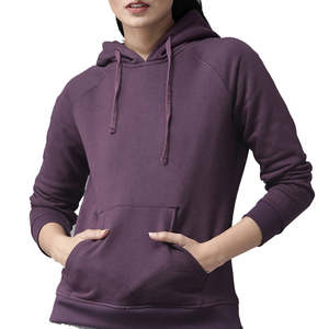 Sudaderas con Capucha para Mujer, Color Liso, Estilo Urbano de Invierno, Alta Calidad, Manga Larga, Felpa, Y2K, con Capucha Frontal, MOQ Bajo - Product Image 1