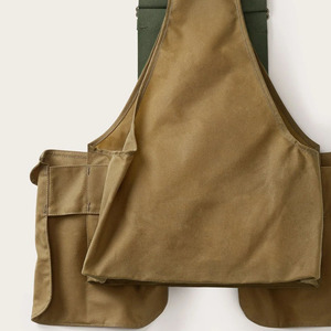 PENTO INDUSTRY Men's Olive <b>Green</b> 100% Cotton Canvas Tactical Vest Zipper Closure Adjustable Straps Multiple Pockets Casual Outer - Product Image 6
