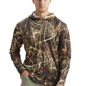 Chemise de pêche à manches longues pour hommes avec protection solaire UPF 50+, tissu respirant à séchage rapide, léger et absorbant l'humidité - Product Image 1
