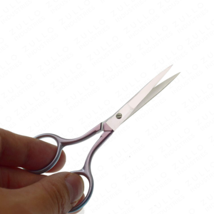 Tijeras de Corte Recto Plateadas al por Mayor, con Logotipo Personalizado, Tamaño Personalizado, Acero Inoxidable, Herramienta de Corte Afilada para Manicura y Salón de Belleza - Product Image 5