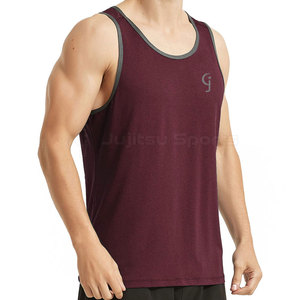 Débardeur de sport pour homme en coton/polyester léger, respirant et à séchage rapide, de haute qualité, pour la musculation et le fitness - Product Image 2
