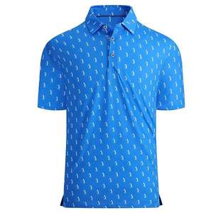 Camiseta Deportiva de Punto Sólido con Impresión Digital Personalizada para Hombre, Spandex y Algodón, Secado Rápido, Absorción de Humedad BD - Product Image 3