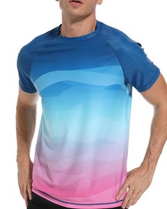 T-shirt de bain pour homme à manches courtes, protection solaire, séchage rapide, pour la pêche, la plage et les activités aquatiques, confortable et léger - Product Image 5