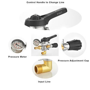 Distributeur agricole fiable à trois voies avec ensemble de vanne de régulation en laiton et acier inoxydable - Product Image 3