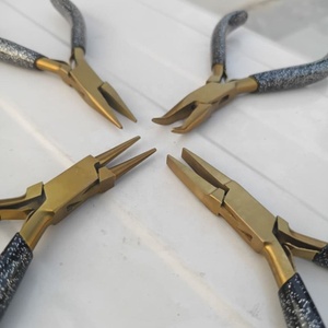 Strong Quality Jewelry Making <b>Pliers</b> <b>Set</b> Chain Nose Round Nose Flat Nose & Bent Nose <b>Pliers</b> - Product Image 2
