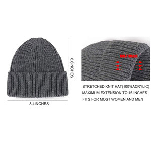 Bonnet en tricot confortable et élégant pour le quotidien – Style urbain tendance et chaleur garantie - Product Image 4
