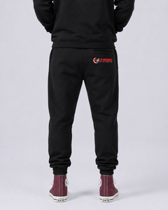 Pantalones Deportivos Negros de Algodón para Hombre Fly Humble, Cintura Elástica, Casuales, con Bolsillo con Logotipo, para Otoño, Precio al por Mayor con Personalización - Product Image 1
