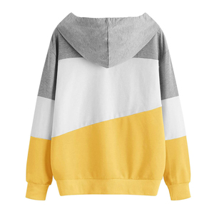 เสื้อฮู้ดดี้ผู้หญิงสีพื้นสำหรับฤดูหนาว ผลิตตามสั่ง OEM MOQ ต่ำ ผ้าฝ้าย 100% ระบายอากาศได้ดี บุซับใน พิมพ์ลายดิจิตอล โลโก้สั่งทำด้านหน้า ลดราคา - Product Image 2