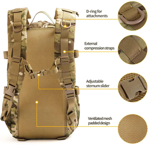 Sac à dos tactique 90L vert, sac de montagne imperméable, anti-poussière, respirant, sac à dos tactique de voyage en plein air, logo personnalisé - Product Image 6