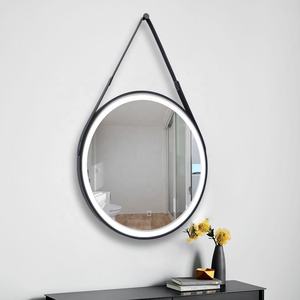 Miroir mural suspendu Daystar Trade moderne à LED rétroéclairé avec interrupteur tactile et sangle pour salle de bain, chambre, salon, décoration intérieure - Product Image 4