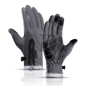 High Quality Lightweight Men's Running <b>Touch</b> <b>Screen</b> <b>Gloves</b> Customized Winter Sport Plain Breathable for Daily Outdoor Casual Use - Product Image 3