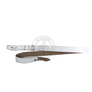 Ceinture Sam Browne en cuir de bonne qualité avec boucle en acier et ajustement réglable pour vêtements formels - Product Image 3