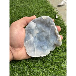 Piedra Preciosa de Calcedonia Azul Premium, Piedra Suelta Pulida Natural para la Fabricación de Joyas al por Mayor - Product Image 5