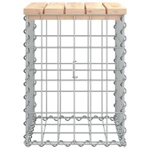 Panchina da Giardino in Legno Naturale e Acciaio Zincato per Uso Esterno - Product Image 4