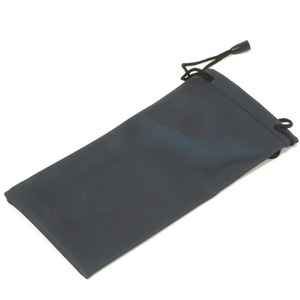 Pochette rectangulaire souple pour lunettes, couleur unie, fermeture à cordon, accessoires pour lunettes - Product Image 1