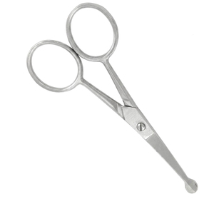 Professional Stainless Steel Cuticle <b>Scissors</b> Straight Blunt Tip Round Handle Beauty Tool <b>for</b> <b>Nail</b> Trimming Adults Manufacturer - Product Image 3